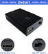 3 4.5-5V (Pack 1) AA Battery Box with USB Output Port for LED Lights, Battery to USB Port Compact Batteries Holder