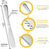 Butter Spreader Knife for Cold Butter above 20?, Butter Slicer, Butter Curler, Butter Grater, Butter Blade (1 knife) by RASRIA