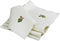 Winter Berry Embroidered Christmas Napkins, Set of 4, 21 by 21"