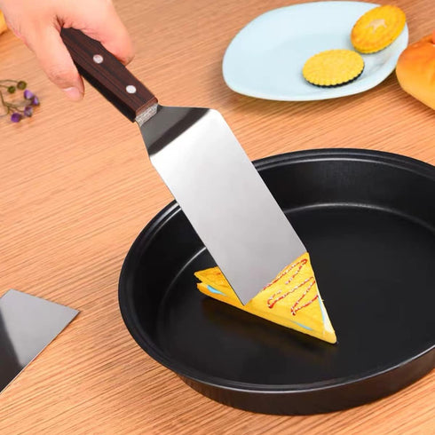 Metal Spatula for Cast Iron Skillet, Stainless Steel Grill Spatula, Burger, Fish Turner, Griddle Spatula for Cooking BBQ