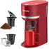 Horavie Mini Single Serve Coffee Maker for K Cup and Ground Coffee,