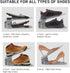 Shoe Slots Organizer 20 Pack - Shoe Stackers for a Pair of Shoes, Adjustable Thickening Expandable Shoe Rack