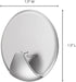 Command AD85SL-6NA Repositionable Silver Circle Hooks, 6 Hardware for Home Organization