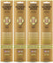Gonesh Extra Rich Scented Incense Sticks, Non-Toxic 10” Slow Burn, Patchouli, 4 Packs of 20-80 Count