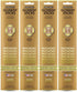 Gonesh Extra Rich Scented Incense Sticks, Non-Toxic 10” Slow Burn, Patchouli, 4 Packs of 20-80 Count
