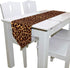 AUUXVA Animal Leopard Print Table Runner, Long Rectangle Table Cloth for Home Kitchen Dinner Party