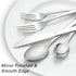 Pleafind 24-Pieces Silverware Set for 4, Stainless Steel Flatware Set with Steak Knives, Dishwasher Safe Utensils