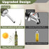 Set 17oz/500ML COOLMI Oil and Vinegar Dispenser - Premium Glass Olive Oil Dispenser Bottles for Kitchen, Oil Dispenser