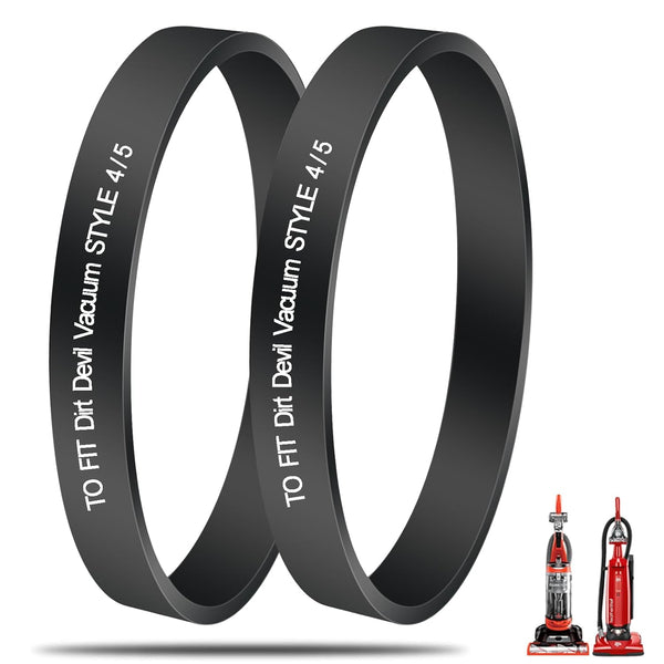 Vacuum Belt Replacement for Dirt Devil Style 4/5, Compatible with Models: 3720310001, 1540310001