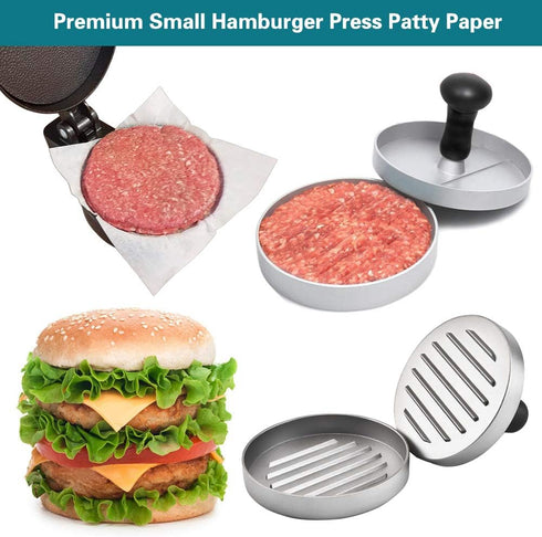 Parchment Paper Squares, 4x4 Inch, Set of 300, Nonstick Precut Baking Parchment for Burger Patty and Cookies
