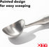 OYV Stainless Steel Ice Cream Scoop, Ergonomically Designed Handle for Comfort, Heavy Duty Ice Cream Scooper, One-Piece