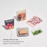 W&P Porter Silicone Reusable Storage Bag, 36oz Stand-Up Sandwich Container, Blush, Microwave & Dishwasher Safe