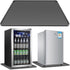 Mini Fridge Silicone Mat - 24''x24''x0.5'' Grey Under Mat for Fridge & Freezer, Prevents Appliance Leaks