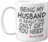Stuff4 Valentine's Day Mug for Him - Being My Husband Gift from Wife, 11oz Ceramic Coffee Cup, Dishwasher Safe, Made in