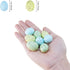 120 1-1.2" Winlyn Pcs Artificial Speckled Green Blue Foam Easter Eggs Decorative Eggs for Easter Party Neutral Spring