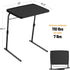 Allpop 6 3 Max TV Tray Table, Adjustable Large TV Tray for Eating, Folding Dinner Laptop Table on Couch & Bed