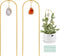 2PCS Small Plant Gold Trellis Indoor, Mini Metal Houseplant Decor Support for