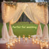 300Led 10x10ft Honche Fairy Curtain String Lights with Remote Window Lights for Bedroom Wedding Party Festive Season