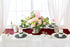 12x72-Inch Pack 5 (30x180cm) -0226S ShinyBeauty Sequin Table Runner Burgundy of Party Supplies Wine Wedding Table
