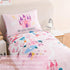 4 Set Set Set PERFEMET Pcs Twin Bedding for Girls Pink Castle Kids Bed in A Bag Comforter Ultra Soft Reversible Fairy