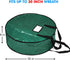 ProPik Christmas Wreath Storage Bag, 30" Holiday Container with Heavy Duty Handles (Green)