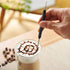 Coffee Latte Art Pen, Stainless Steel Spice Cappuccino Pull Needle Decorating Tool Fancy Stitch Barista Precision Carving Needles DIY Kitchen Gadget Espresso Machine Supply Home Cafe Brewing Settings
