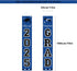 DAZONGE Blue Graduation Decorations 2025, Congrats Grad Porch Banner for Graduation Party Decorations