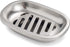 IMEEA Silver Soap Dish, SUS304 Stainless Steel Brushed Bathroom Soap Holder with Drain