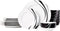 Amazon Basics 18-Piece Complete Kitchen Dinnerware Set, Microwave and Dishwasher Safe, Plates,