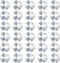 PATIKIL K9 Crystal Octagon Beads 2 Holes Pendants, 30 Pack 26mm Chandelier