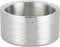 Winco Double Wall Wine Coaster, Satin Finish, Hammered, 5" Diameter, Silver