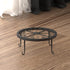 TYz Set 3 Metal Potted Plant Stand of (Black)