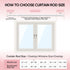 Heavy Duty Curtain Rods for Windows: 1 Inch Adjustable White Curtain Rods for 28 to 48 Inch Windows