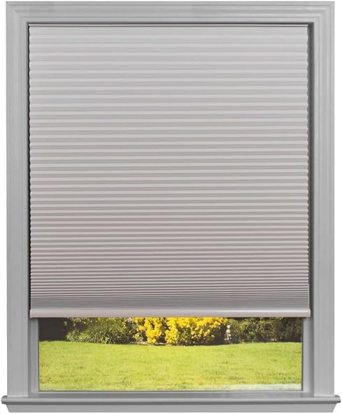 Redi Shade No Tools Easy Lift Cordless Cellular Blackout Fabric Shade, Natural, 30" W x 64" L (Fits 19"-30" Windows)