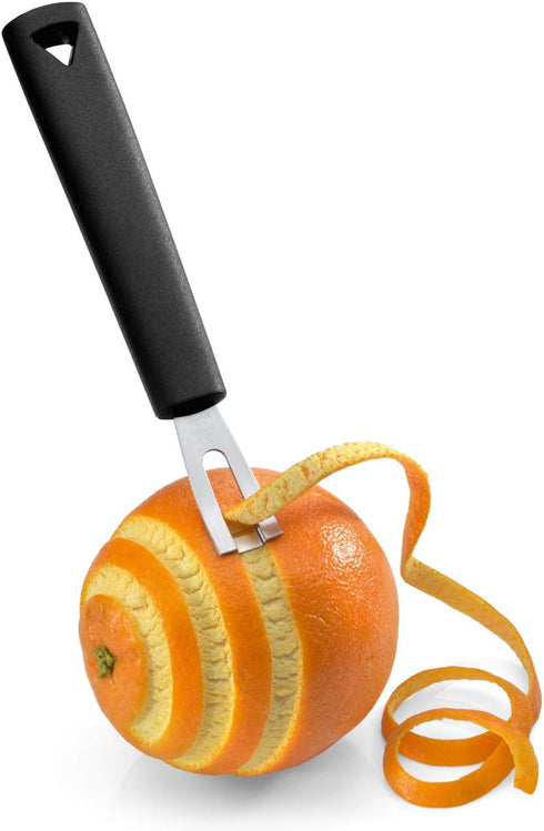 Triangle Channel Knife, Rectangular Stainless Steel Blade, Fruit & Vegetable Carving Tool, Dishwasher Safe