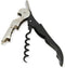 Chef Craft Select Waiters Corkscrew, 5 Inch Length, Stainless Steel/Black, with Foil Cutter and Bottle Opener