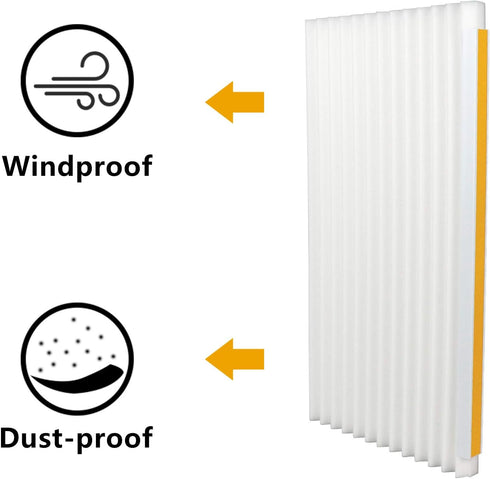 LBG Products Window Air Conditioner Foam Insulation Panels, AC Side Insulating Panel Kit, 2 Pack, 17in High x 9in Wide