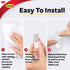 Command Micro Hooks, White, 3 Hooks, 4 Strips for Damage-Free Organizing
