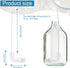 Honeydak 2-Pack 30 Inch Carboy Brush, L-Shape Nylon & Steel for Wine Making & Beer Brewing Glass Cleaning