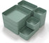 CHANCETSUI 11-Piece Stackable Drawer Organizer Set, Multi-size Storage Bins for Makeup, Stationery, Utensils in