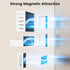 Refrigerator,8 Pack White(8 Pack) Magnetic Spice Rack for Magnetic Shelf,Fridge Magnet Organizer with Paper Towel
