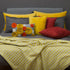 Handmade 3D Flower Decorative Throw Pillow Cover, Stereo Floral Cushion Cover for Sofa Home Decor, 12 X 20 Inches