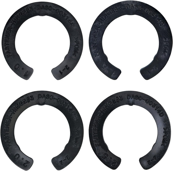 4 Pcs Upgraded DA99-04158A Hinge Shim Refrigerator Door Height Adjustment Kits for Samsung