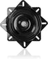 BQLZR 6 inch A3 Steel Plate Black Ball Bearing Square Swivel Turntable, Chair Swivel for Bar Stool Chair