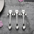 10PCS Stainless Steel Cute Mini Cat Spoons, 4.5 Inch for Tea, Coffee, Dessert, Ice Cream