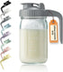 32oz Glass Pitcher with Lid & V-shaped Pour Spout - 1 Quart