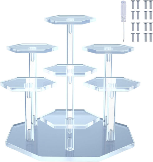 Acrylic Display Stand for Figures, Collectibles, Toys and Dolls, Jewelry, Action Figures
