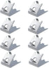 8PCS Heavy Duty Stainless Steel Freezer Cooler Shelf Support Clips for Refrigerator Shelf Replacement