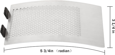 Dracarys Metal Punched BGE Mesh Screen Panel Big Green Egg Accessories Draft Door Screen, Big Green Egg Parts Stainless