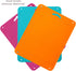 Silicone Chopping Mat, Flexible Thick Cutting Board, Food Grade Material, Non-Slipping, 12.6 x 9.6 inch (Blue)